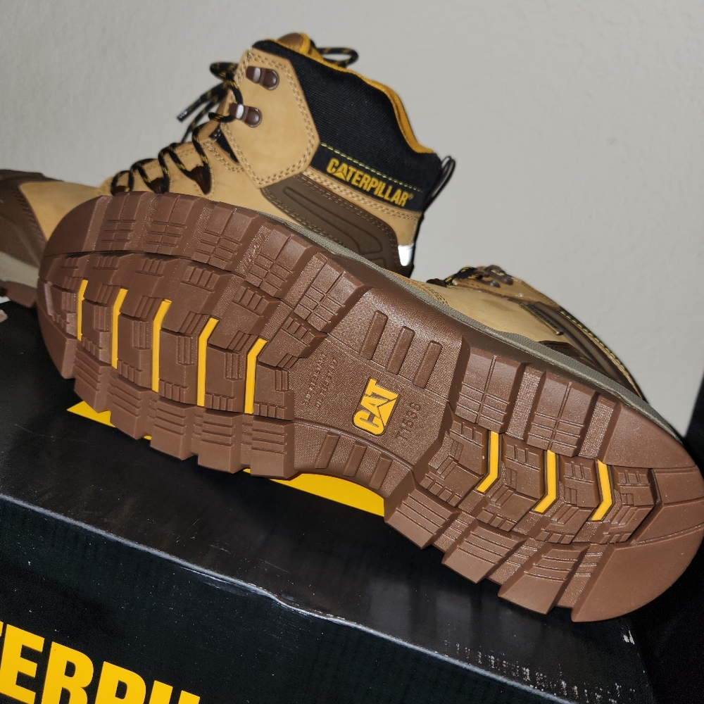 Caterpillar Mens Honey Steel Toe Boots | Sz 10M - Picture 3 of 6